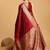 House of pataudi woven design art silk kanjeevaram saree with blouse piece