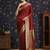 Woven design zari kanjeevaram saree with unstitched blouse