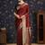 Woven design zari kanjeevaram saree with unstitched blouse