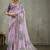 Ethnic motifs printed sequinned tissue kanjeevaram saree