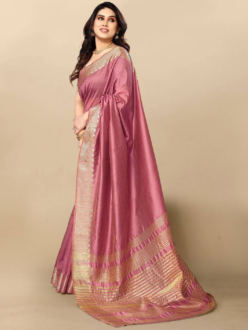 Woven design zari kanjeevaram saree