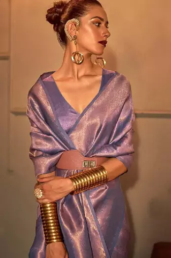 Ethnic motifs zari kanjeevaram sarees