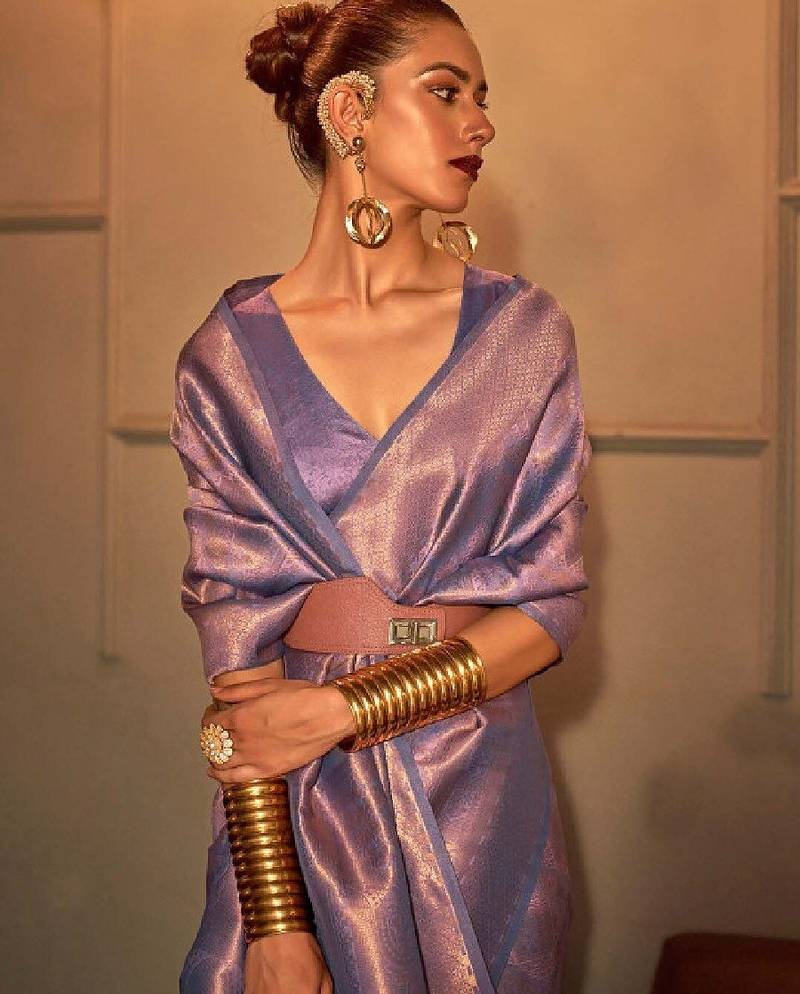 Ethnic motifs zari kanjeevaram sarees