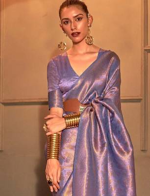 Ethnic motifs zari kanjeevaram sarees 2