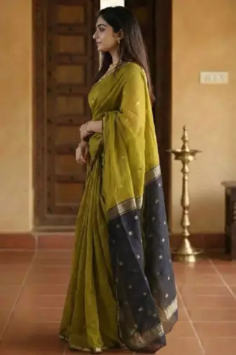 Woven design kanjeevaram saree