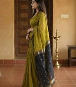 Woven design kanjeevaram saree