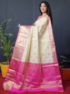 Woven design zari kanjeevaram sarees 1
