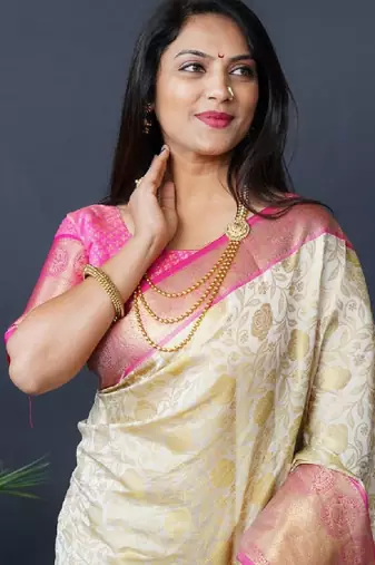 Woven design zari kanjeevaram sarees