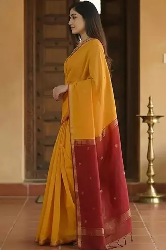 Woven design zari kanjeevaram saree