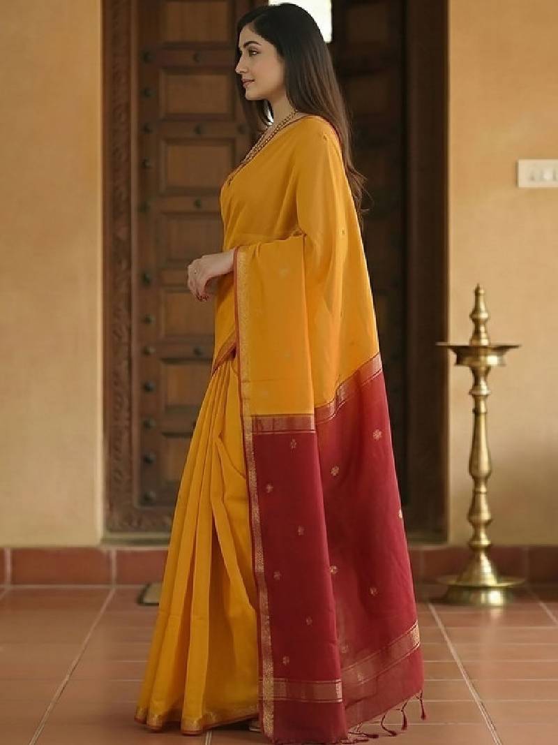 Woven design zari kanjeevaram saree