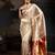 Ethnic motifs woven design zari kanjeevaram litchi silk saree & blouse