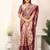 Floral woven design zari tissue kanjeevaram saree
