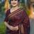 Woven design zari silk blend kanjeevaram saree