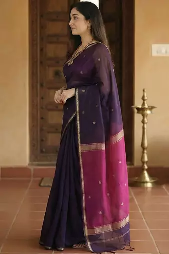 Woven design zari kanjeevaram saree
