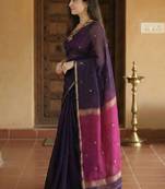 Woven design zari kanjeevaram saree
