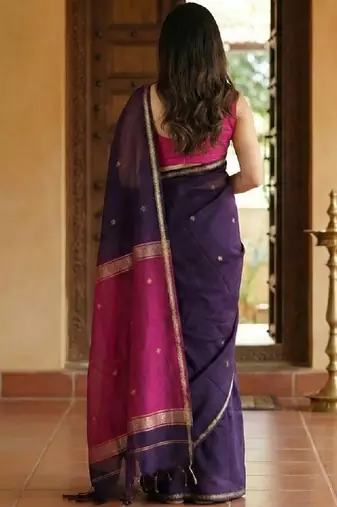 Woven design zari kanjeevaram saree
