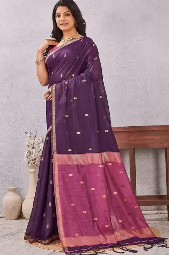 Silk blend kanjeevaram saree