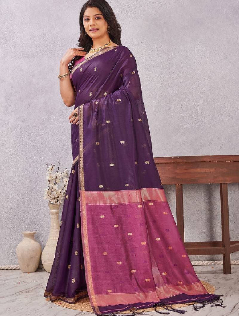 Silk blend kanjeevaram saree
