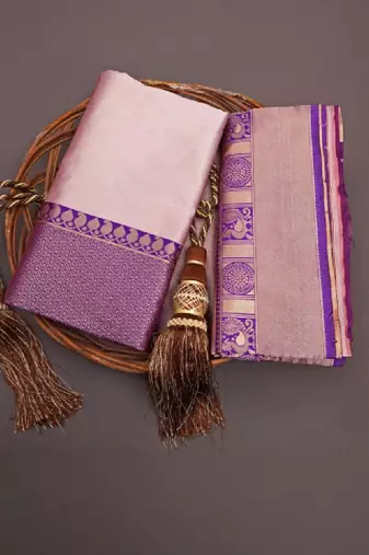 Woven design banarasi sillk saree