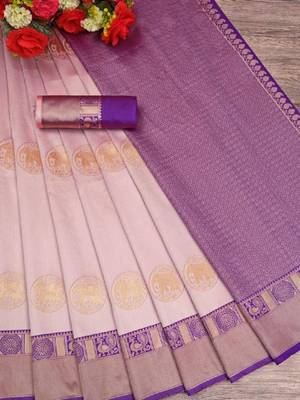 Woven design banarasi sillk saree 2