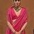 Ethnic motifs woven design zari kanjeevaram saree