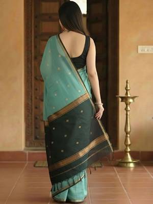 Woven design zari kanjeevaram saree 2