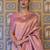 Mauve & gold-toned ethnic motifs zari kanjeevaram saree