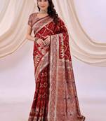 Ethnic motifs zari silk cotton kanjeevaram saree