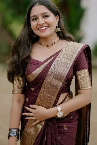 Woven design zari art silk kanjeevaram saree