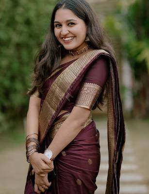 Woven design zari art silk kanjeevaram saree 2