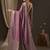 Mauve & gold-toned woven design zari pure georgette kanjeevaram saree