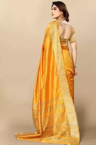 Zari silk blend kanjeevaram saree