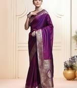 Woven design kanjeevaram saree