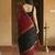 Ethnic motifs woven design silk blend kanjeevaram saree