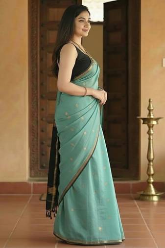 Woven design zari kanjeevaram saree