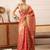 Woven design zari kanjeevaram saree with blouse piece