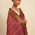 Pink woven design zari pure cotton kanjeevaram saree