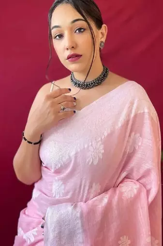 Ethnic motifs woven design zari kanjeevaram saree