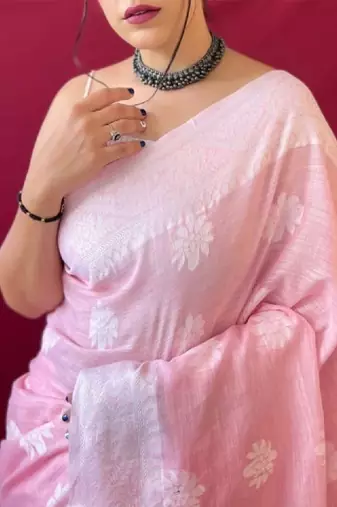 Ethnic motifs woven design zari kanjeevaram saree