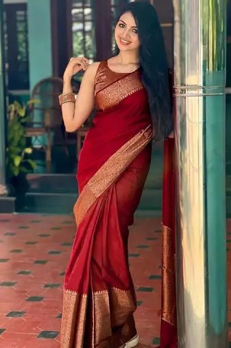 Solid zari kanjeevaram saree