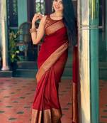Solid zari kanjeevaram saree