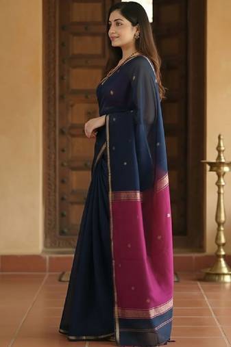 Woven design zari kanjeevaram saree
