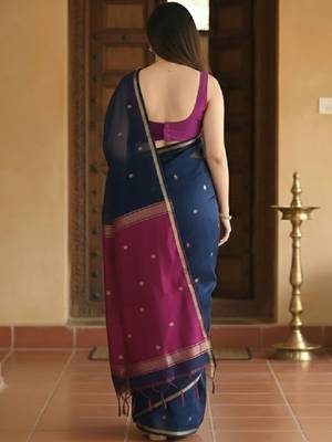 Woven design zari kanjeevaram saree 2