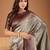 Floral zari woven design tassels saree with blouse piece