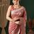 Ethnic motifs zari pure georgette kanjeevaram saree
