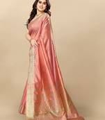 Woven design zari silk blend designer kanjeevaram saree