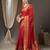 Ethnic motifs zari pure georgette kanjeevaram saree