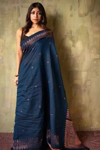 Woven design zari kanjeevaram saree