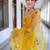 Floral embroidered organza kanjeevaram saree