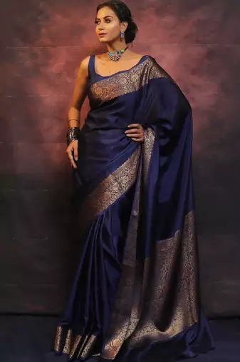 Ethnic motifs zari art silk kanjeevaram saree